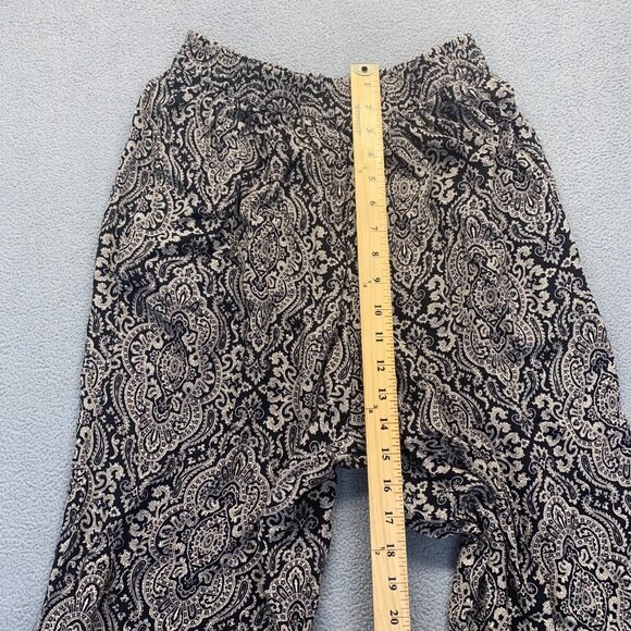 NIPON STUDIO Pants Women's Size 10,Floral Print 90s Vtg,Pockets,Pull On - Picture 5 of 9